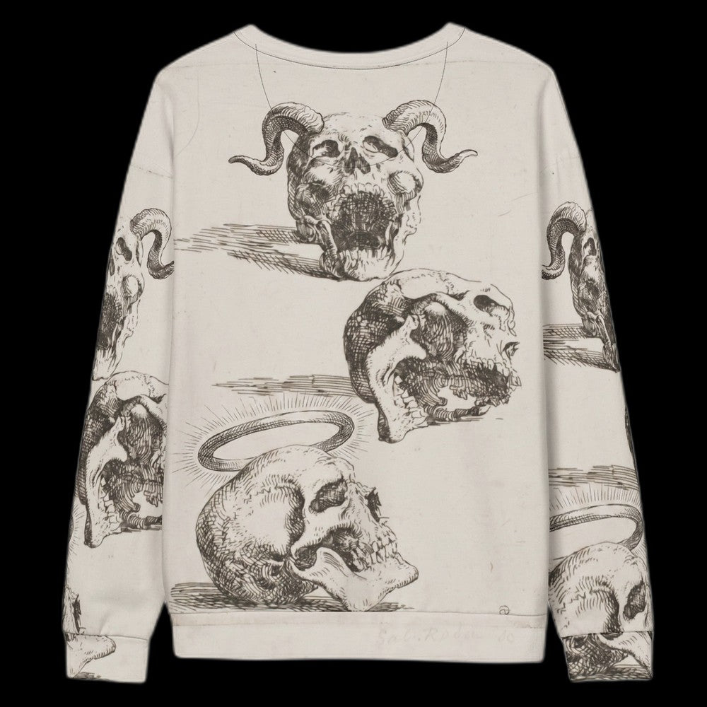 THREE SKULLS WHITE