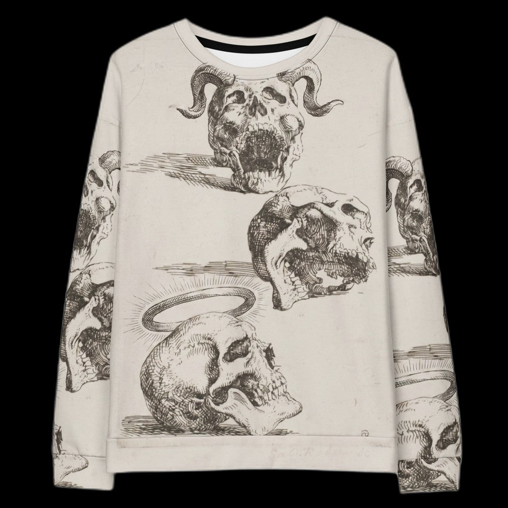 THREE SKULLS WHITE