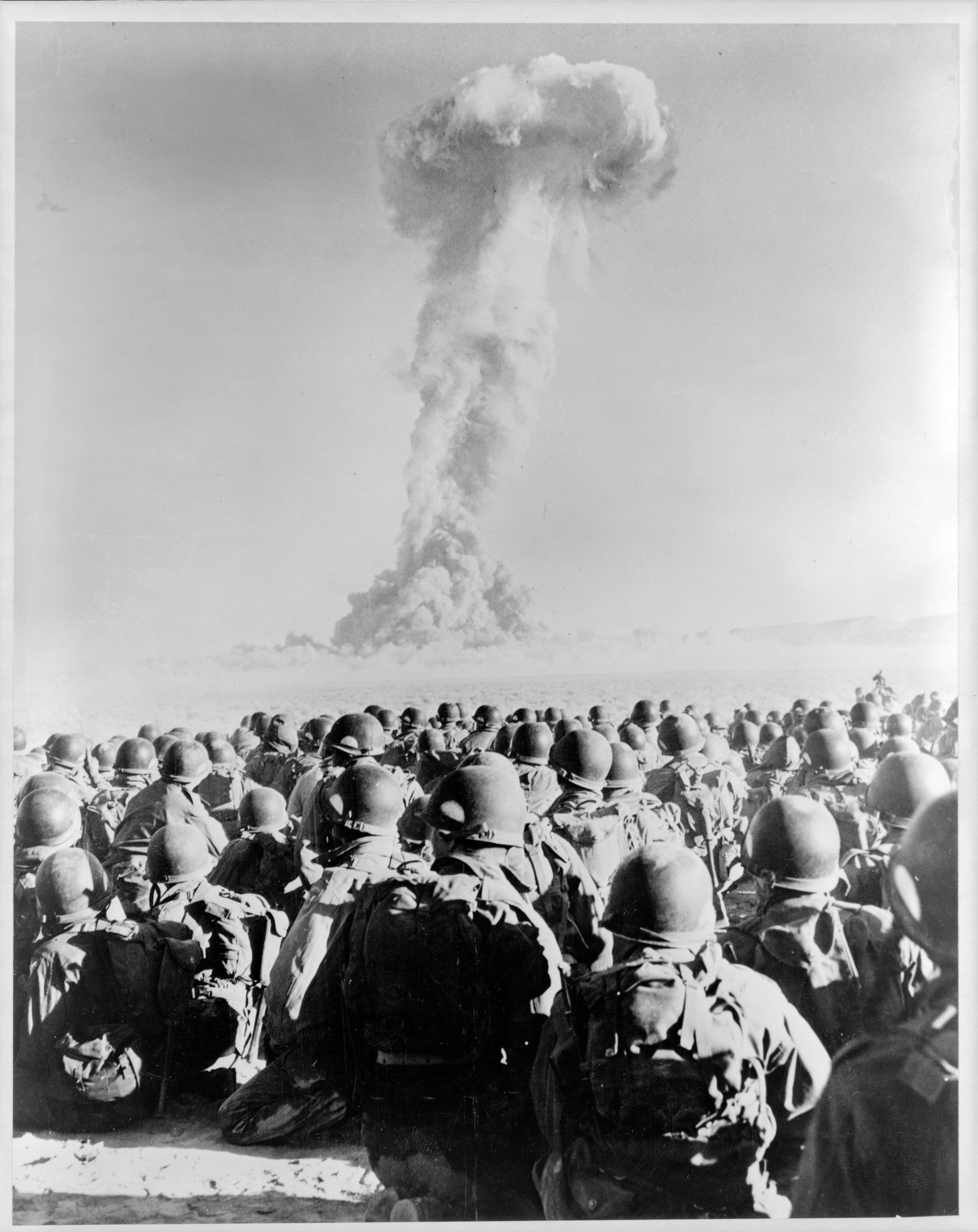 Atomic bomb test at Frenchman's Flat, Nevada, 1951